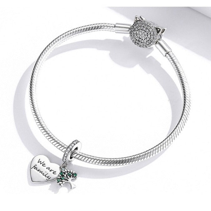 &quot;We Are Family&quot; Dangle Charm | CZ