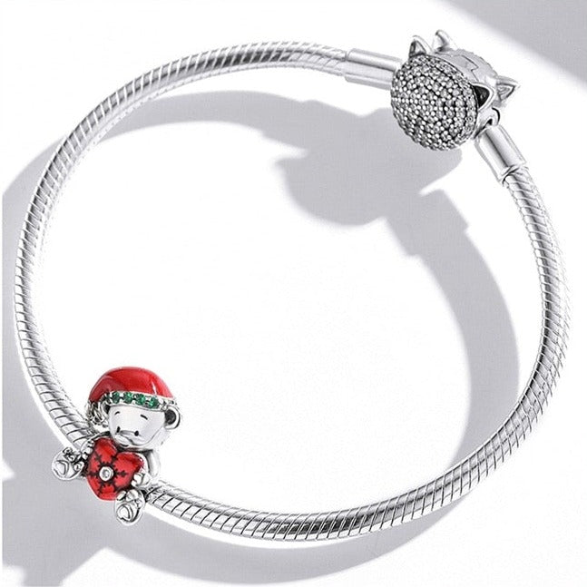 Christmas Bear Charm | CZ EN