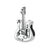 Vintage Bass Charm