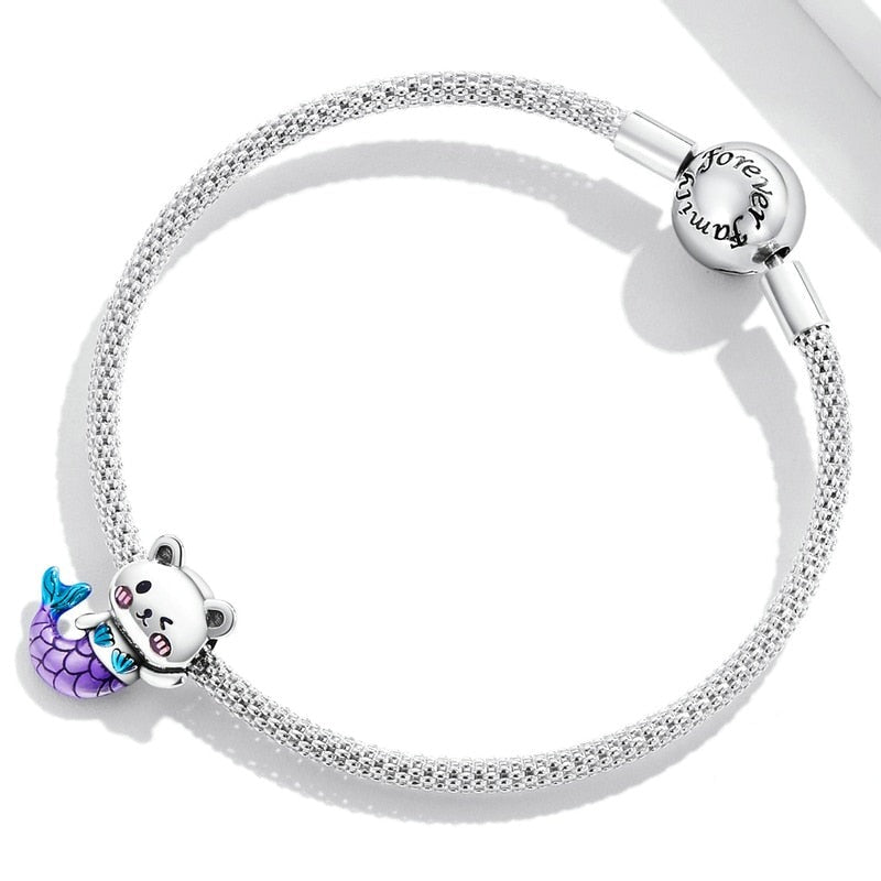 Teddy Mermaid Charm | EN