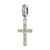 Colourful Cross Dangle Charm | CZ