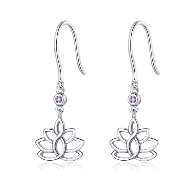 Lotus Dangle Earrings