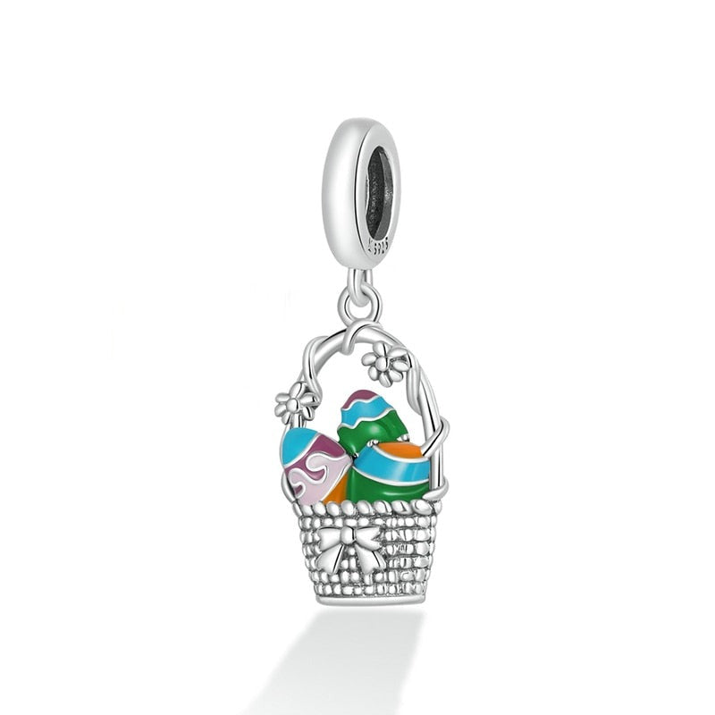 Easter Egg Basket Dangle Charm | EN