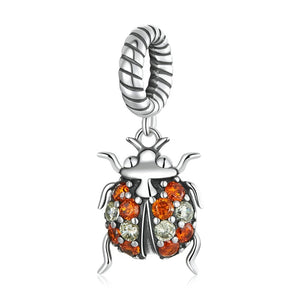 Ladybug Dangle Charm | CZ