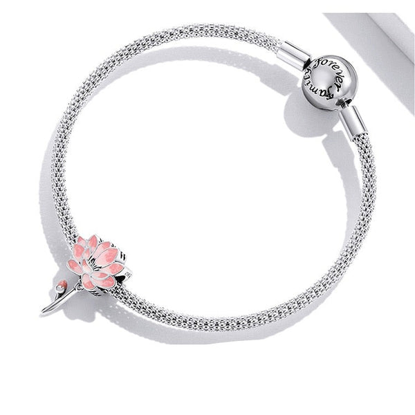 Pandora Compatible Petite Black Lotus Stopper | EN for only