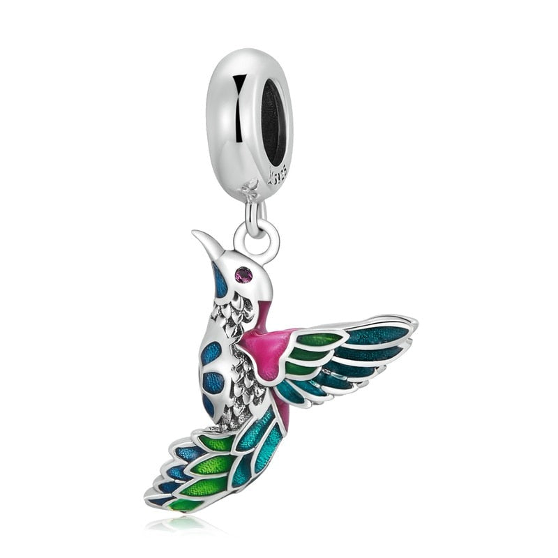 King Fisher Dangle Charm | CZ EN