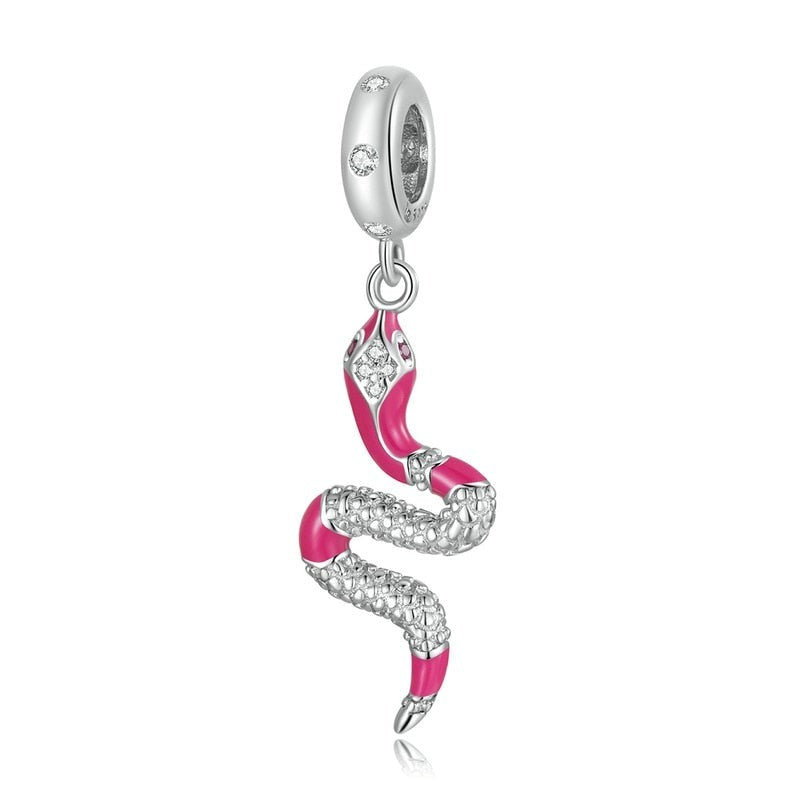 Snake Dangle Charm | CZ EN