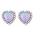 Opal Heart Earrings