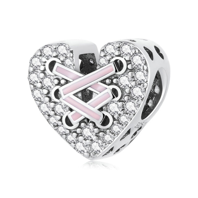 Corset Heart Charm | CZ EN