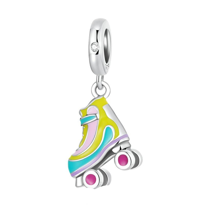 Roller Skate Dangle Charm | CZ EN