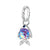 Petite Fancy Fish Dangle Charm | CZ