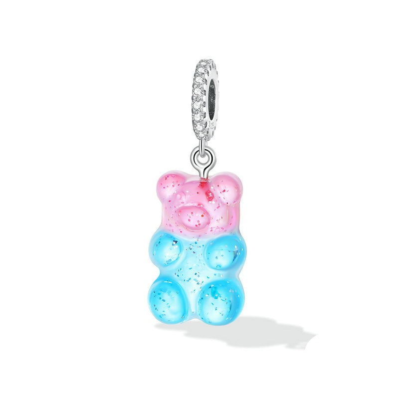 Jelly Bear Dangle Charm | CZ