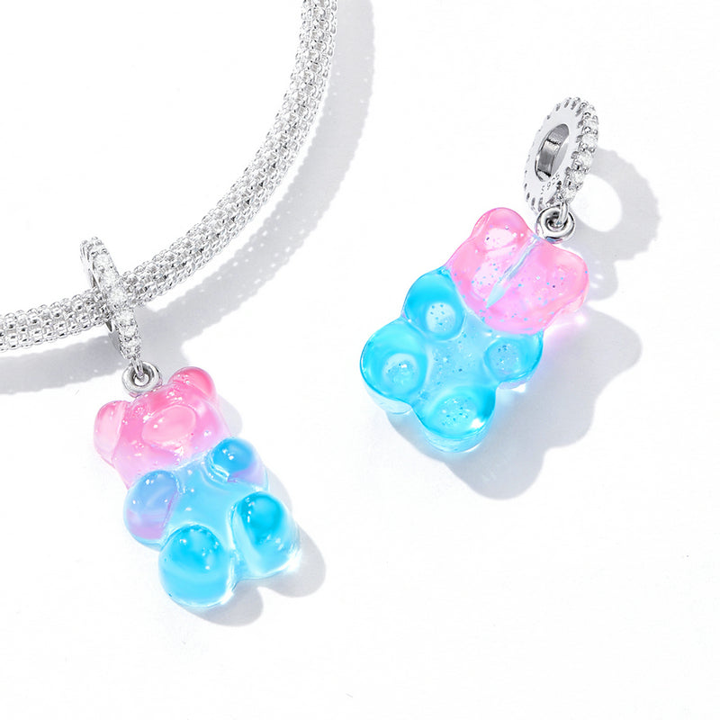 Jelly Bear Dangle Charm | CZ