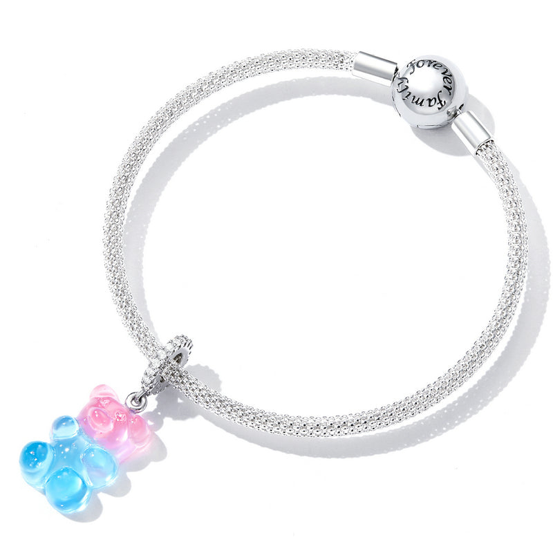 Jelly Bear Dangle Charm | CZ