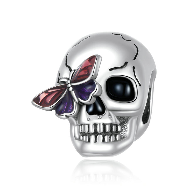 Butterfly Skull Charm | EN