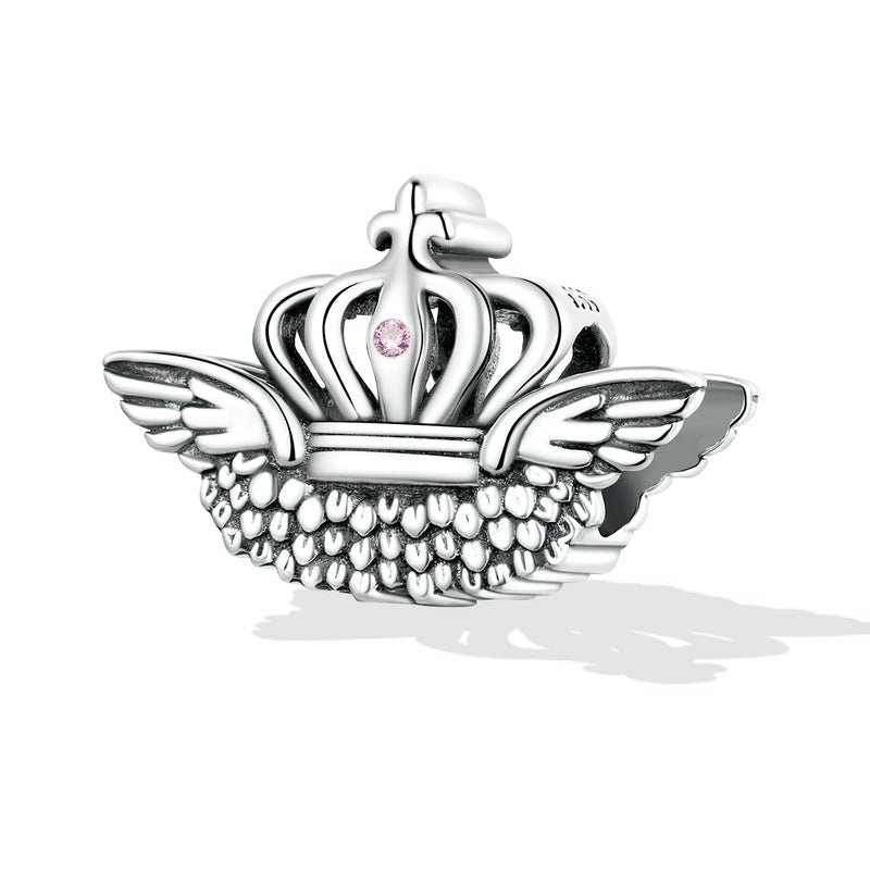 Crowned Wings Charm | CZ