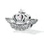 Crowned Wings Charm | CZ