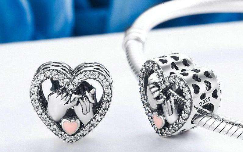 Pandora Compatible 925 sterling silver Promise For Love Heart  Charm From CharmSA Image 2