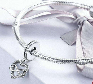 Pandora Compatible 925 sterling silver Endless Love Infinity Heart Dangle Charm From CharmSA Image 3