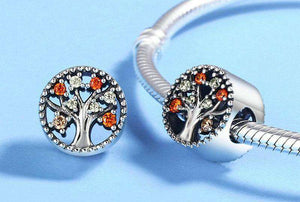 Pandora Compatible 925 sterling silver Autumn CZ Tree of Life Fruitful Charm From CharmSA Image 2