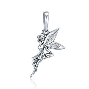Pandora Compatible 925 sterling silver Flower Fairy Dangle Charm From CharmSA Image 1