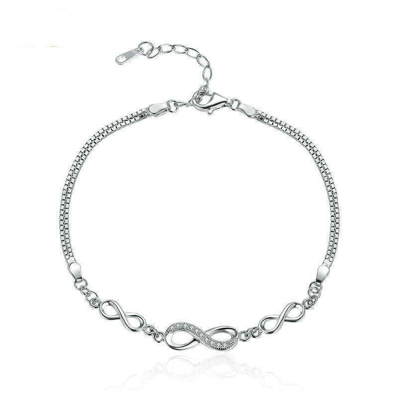 Endless Love Infinity Chain Link Bracelet From CharmSA Image 1