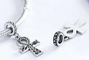 Pandora Compatible 925 sterling silver Classic Power of Faith Cross Dangle Charm From CharmSA Image 3