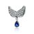 Pandora Compatible 925 sterling silver Angel Wings Feather Blue Charm From CharmSA Image 1