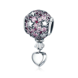 Pandora Compatible 925 sterling silver Romantic Love Balloon Hot Air Charm From CharmSA Image 1