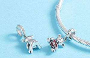 Pandora Compatible 925 sterling silver Little Bear with Love Hug Charm From CharmSA Image 3