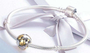 Pandora Compatible 925 sterling silver Luminous Heart & Gold Charm From CharmSA Image 2