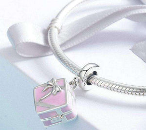 Pandora Compatible 925 sterling silver Romantic Pink Box Marry Me Surprise Charm From CharmSA Image 3