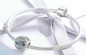 Pandora Compatible 925 sterling silver Lucky Blue Eye Clear CZ Guarding Charm From CharmSA Image 2