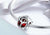 Pandora Compatible 925 sterling silver Rose Flower, Red CZ Charm From CharmSA Image 2