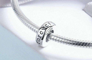 Pandora Compatible 925 sterling silver I Love You Forever Engrave Spacer From CharmSA Image 3