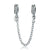 Pandora Compatible 925 sterling silver Heart Love Heart Dangle Safety Chain From CharmSA Image 1