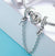 Pandora Compatible 925 sterling silver Heart Love Heart Dangle Safety Chain From CharmSA Image 2