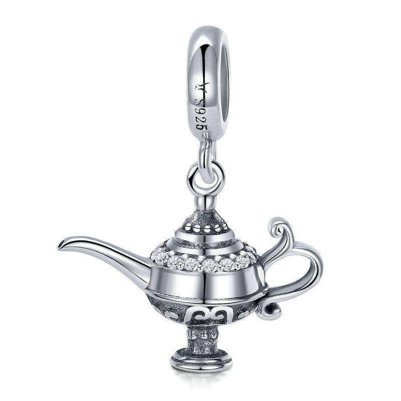 Pandora Compatible 925 sterling silver Aladdin&#39;s Magic Lamp Charm From CharmSA Image 1