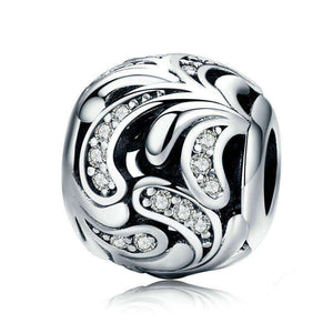 Pandora Compatible 925 sterling silver Blooming Flower CZ Charm From CharmSA Image 1