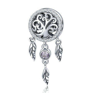 Pandora Compatible 925 sterling silver Dream Catcher Holder Charm From CharmSA Image 1