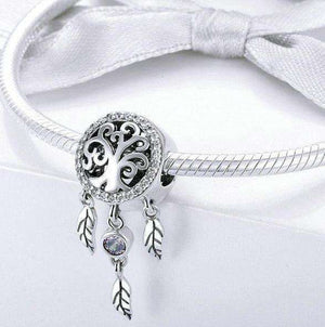 Pandora Compatible 925 sterling silver Dream Catcher Holder Charm From CharmSA Image 2
