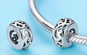 Pandora Compatible 925 sterling silver Retro Curling Grass Pattern Charm From CharmSA Image 2