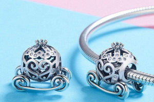 Pandora Compatible 925 sterling silver Princess Pumpkin Carriage Charm From CharmSA Image 2