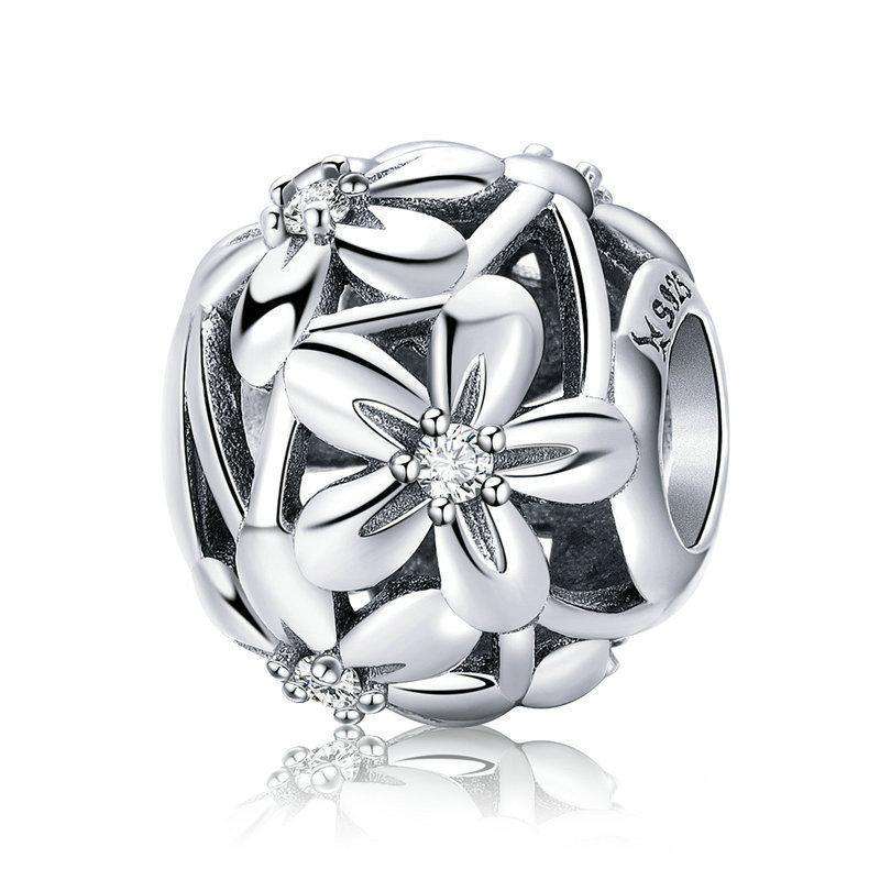 Pandora Compatible 925 sterling silver Flourishing Flowers Charm From CharmSA Image 1