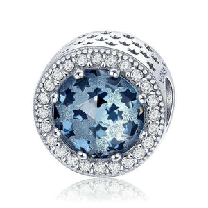 Pandora Compatible 925 sterling silver Star Pave Dazzling CZ Blue Charm From CharmSA Image 1