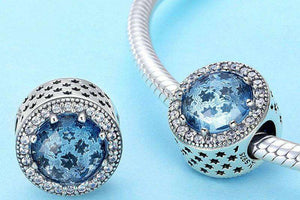 Pandora Compatible 925 sterling silver Star Pave Dazzling CZ Blue Charm From CharmSA Image 3