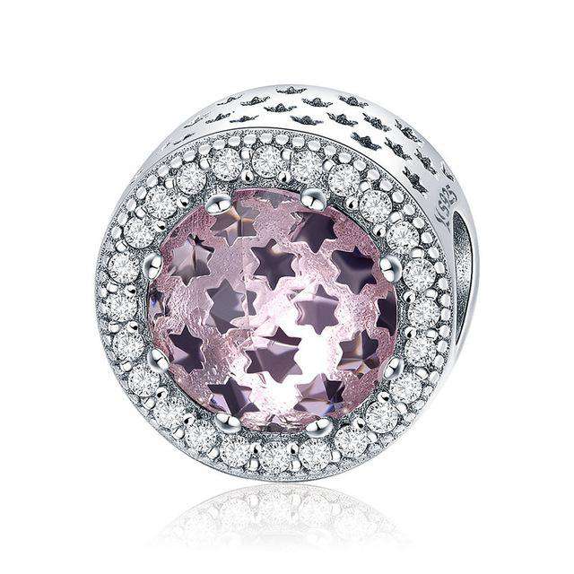 Pandora Compatible 925 sterling silver Star Pave Dazzling CZ Purple Charm From CharmSA Image 1