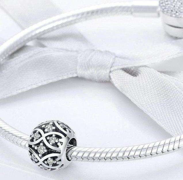 Pandora Compatible 925 sterling silver Dazzling CZ Elegant Charm From CharmSA Image 3