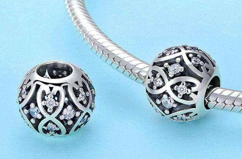 Pandora Compatible 925 sterling silver Dazzling CZ Elegant Charm From CharmSA Image 2