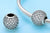 Pandora Compatible 925 sterling silver Dazzling CZ Round Charm From CharmSA Image 3